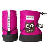 Stonz Baby Bootie | Fuchsia Owl