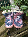 Wullyz Leather Trim Booties Size 2