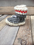 Wullyz Wool Booties Size 0/0 ( newborn )