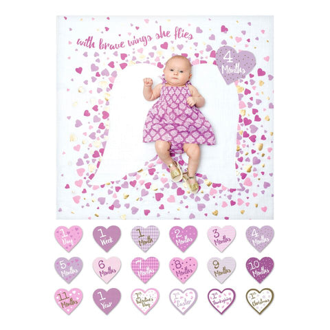 Lulujo Baby's 1st Year set - With Brave Wings