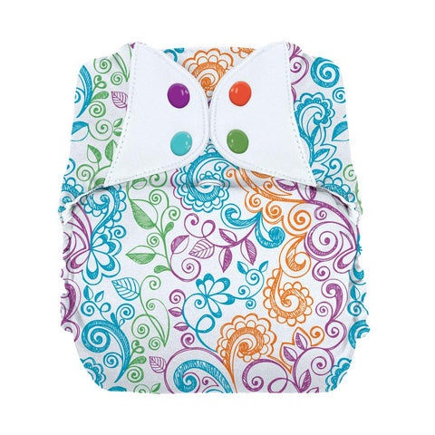 Bumgenius *NEW* Elemental One Size Organic Cloth Diaper - LoveLace