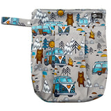 Funky Fluff Double Pocket Wet Bag (Print)