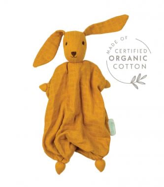 Hoppa Organic Muslin Bonding Doll | Tino | Ochre