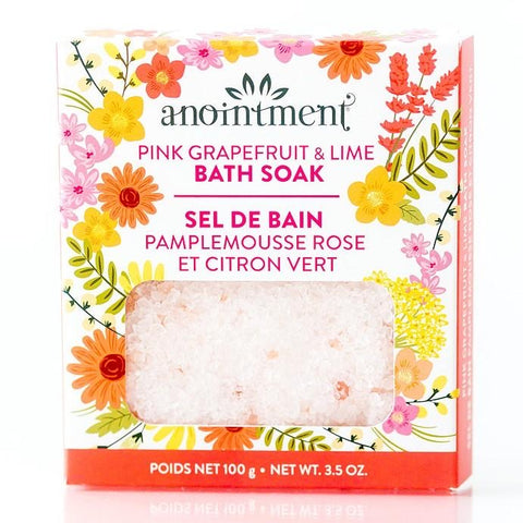 Anointment Pink Grapefruit and Lime Bath Soak (100g)