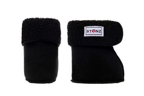 Stonz Bootie Linerz Sherpa Bonded Fleece (Black)