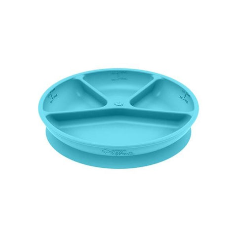 Green Sprouts - Learning Plate (aqua)