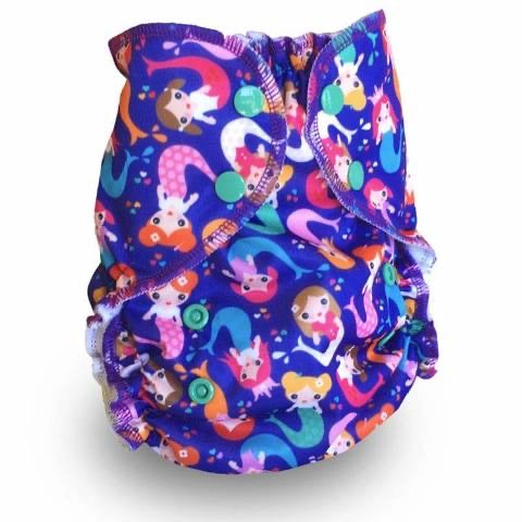 AMP One-Size Duo Diaper - Mermaid *New*