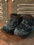Wullyz Leather Trim Booties Size 2