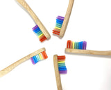 The Future is Bamboo Kid Rainbow Toothbrush