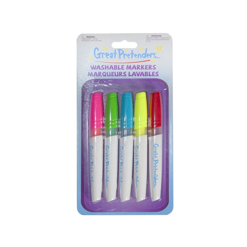Washable Markers (5 Markers)