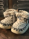 Wullyz Leather Trim Booties Size 2