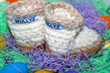 Wullyz Wool Booties Size 0/0 ( newborn )