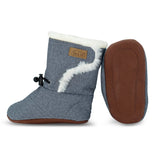 Heather Grey | Stay-Put Winter Booties