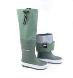 * PRE ORDER * KIDORCA OLIVE KIDS WADERS WITH ABOVE-KNEE GAITER COTTON LINING *Pre-Order