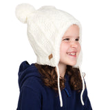 PRE-ORDER Cream Bear | Knit Graphic Beanies