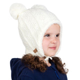 PRE-ORDER Cream Bear | Knit Graphic Beanies