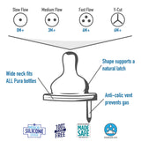 Pura Kiki Natural Vent Nipples