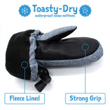 Black | Toasty-Dry Waterproof Mittens