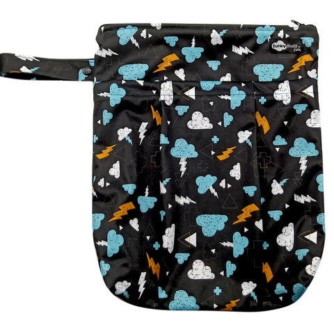 Funky Fluff Double Pocket Wet Bag (Print)