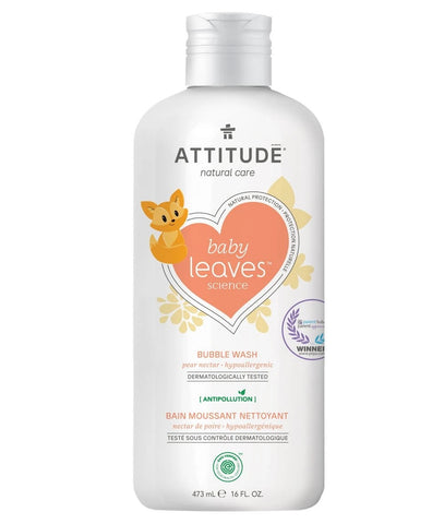 Natural Bubble Wash baby leaves™ | Pear Nectar (473 mL)