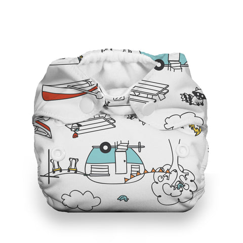 Thirsties Natural Newborn All-In-One (Various Prints)